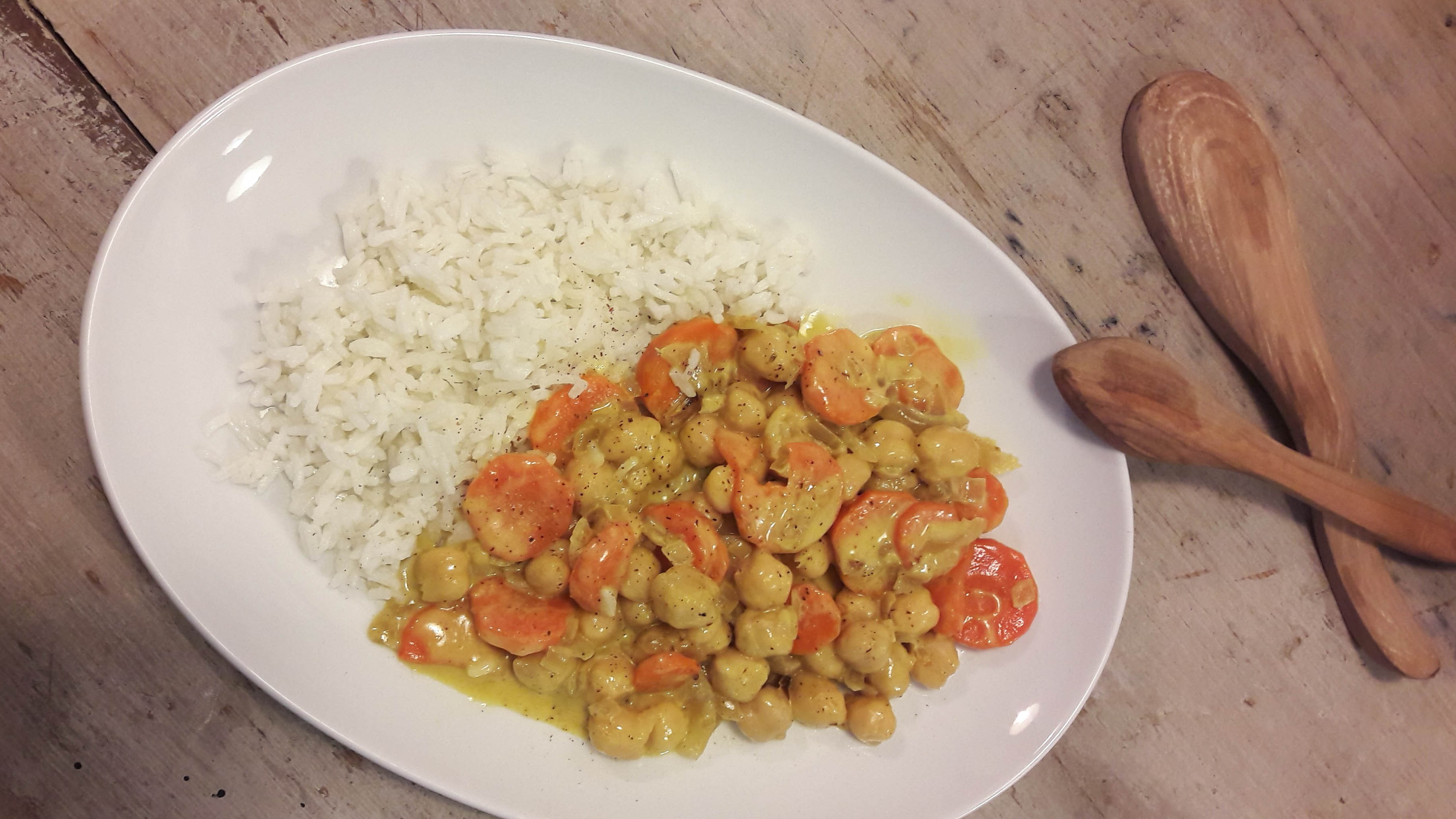 curry pois chiches coco