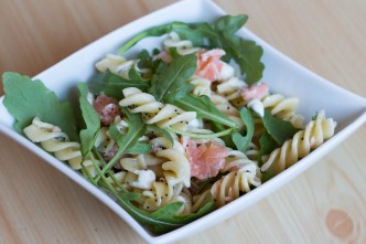 Salade de fusilli saumon roquette